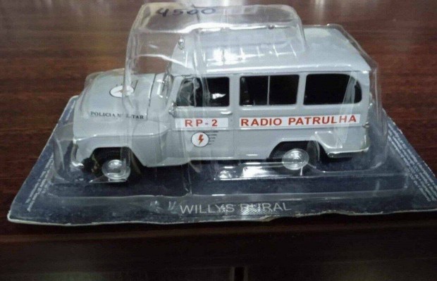 Willys Rural Wagon Brazil police kisauto modell 1/43 Elad