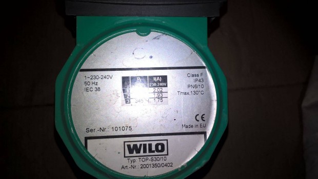 Wilo TOP-S 30/10 230 V