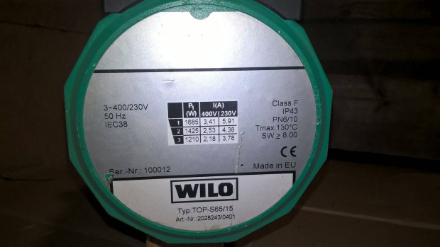 Wilo TOP-S 65/15 400 V