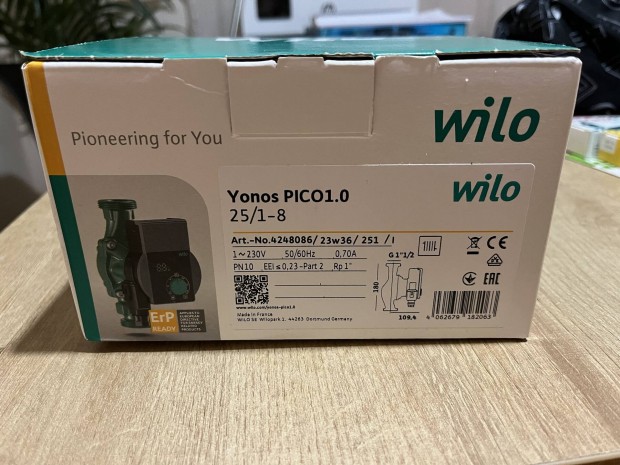 Wilo Yonos Pico1.0 25/1-8 180 mm keringet szivatty   (4248086)