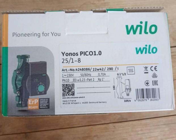 Wilo Yonos Pico 25/1-8 Keringtet szivatty