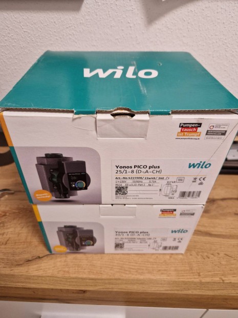 Wilo Yonos Pico PLUS 25/1-8 s 30/1-6 keringetszivattyk