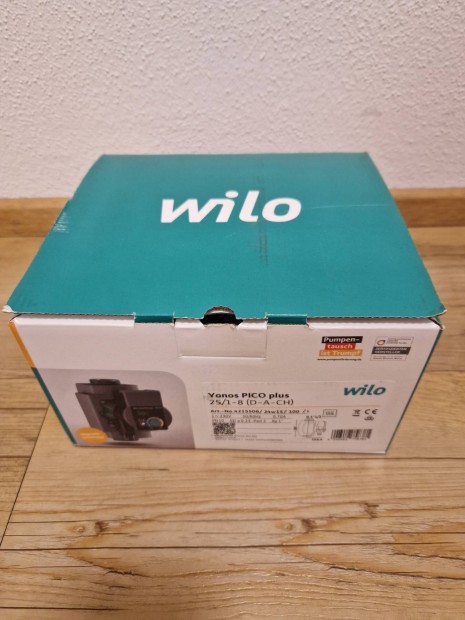 Wilo Yonos Pico Plus 25/1-8 keringet szivatty + szelepek