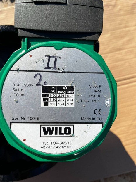 Wilo szivatty Top S65/13