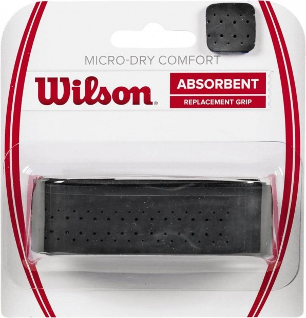 Wilson Micro-Dry Comfort Csere Grip, Fekete