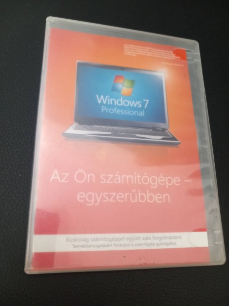 Windows 7Pro telept DVD