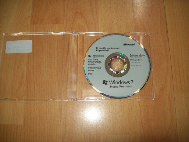 Windows 7 Home Premium opercis rendszer DVD