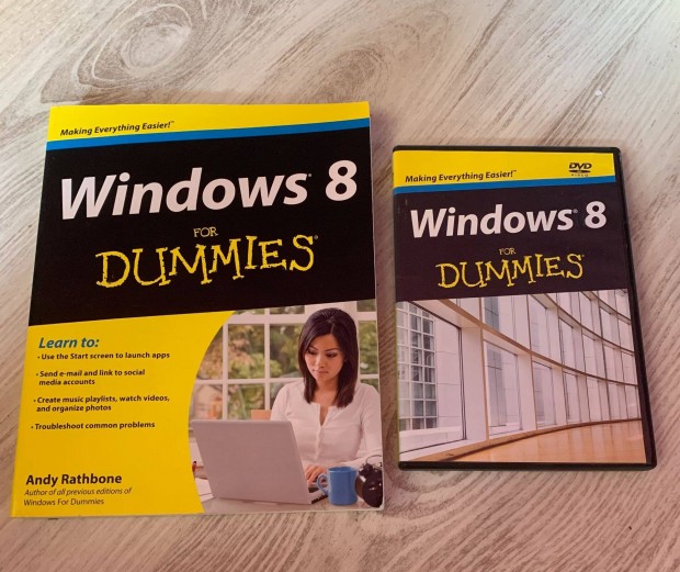 Windows 8 for Dummies Knyv + DVD