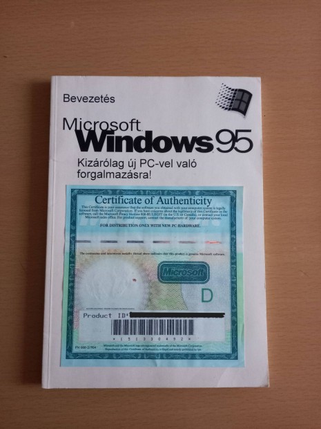 Windows 95 telepit knyv s kulcs