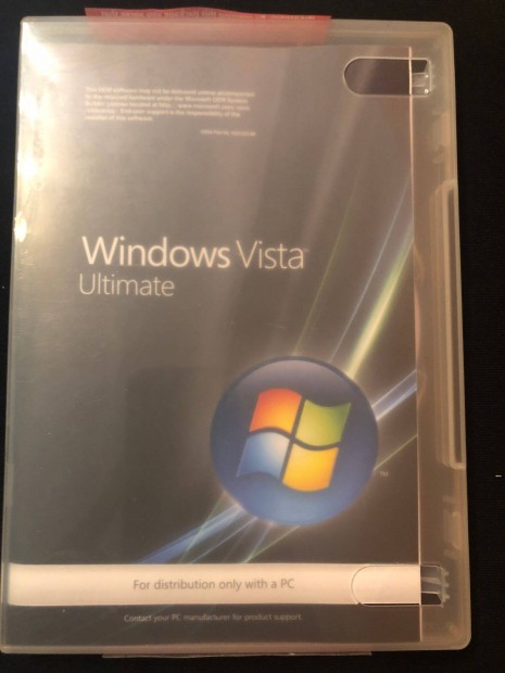Windows Vista Ultimate 64bit teleptlemez, bontatlan, vadonatj