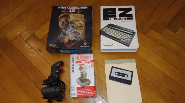 Wing commander doboz commodore joystick oktat kazetta