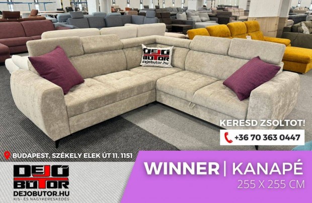 Winner sarok krm kanap rugs lgarnitra 255x255 cm gyazhat