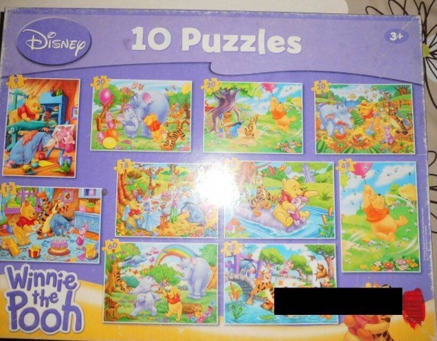 Winnie The Pooh - Micimack -10 in 1- Puzzle olcsn elad!