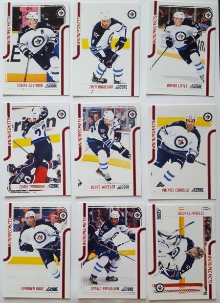 Winnipeg Jets NHL kártya Numminen Tkachuk Zhamnov Steen