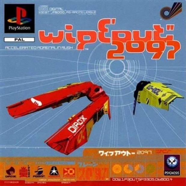 Wipeout 2097, Boxed Playstation 1 jtk