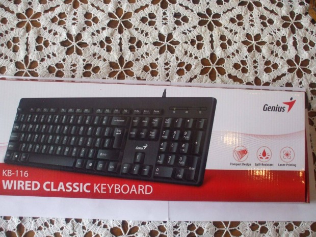 Wired Classic keyboard Genius megvtelre javasolt