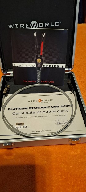 Wireworld Platinum Starlight 8USB. Csere is!