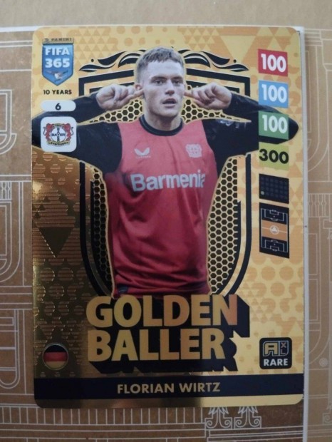 Wirtz (Leverkusen) FIFA 365 2025 Golden Baller Top Master focis krtya