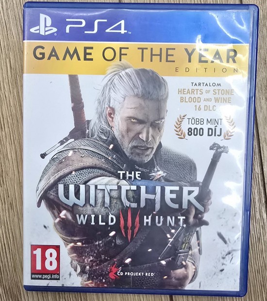 Witcher 3 Game of the Year Ps4 hasznlt jtk Playstation 4 Ps5 