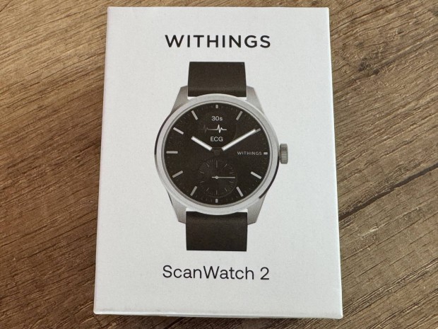 Withings Scanwatch 2 42mm - jszer, 2 v garancia! EKG, Pulzus, SpO2