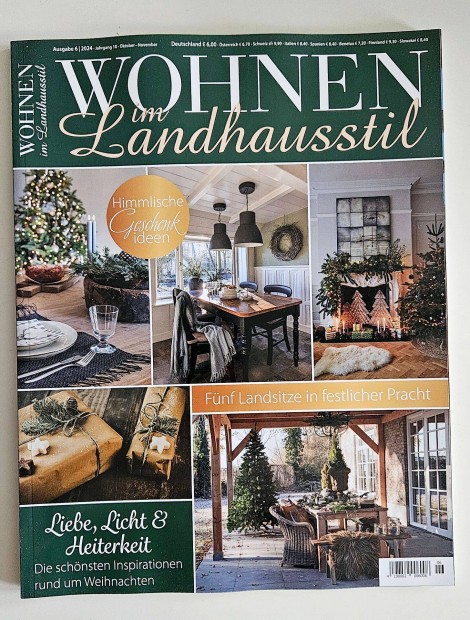 Wohnen im Landhausstil nmet lakberendezsi magazin 2024/10