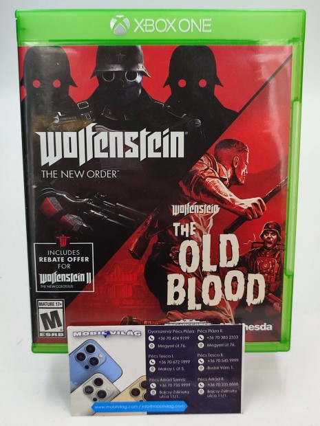 Wolfenstein The New Order Xbox One Garancival #konzl1908