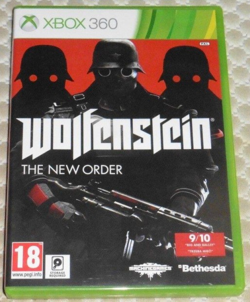 Wolfenstein - The New Order Gyri Xbox 360 Jtk akr flron