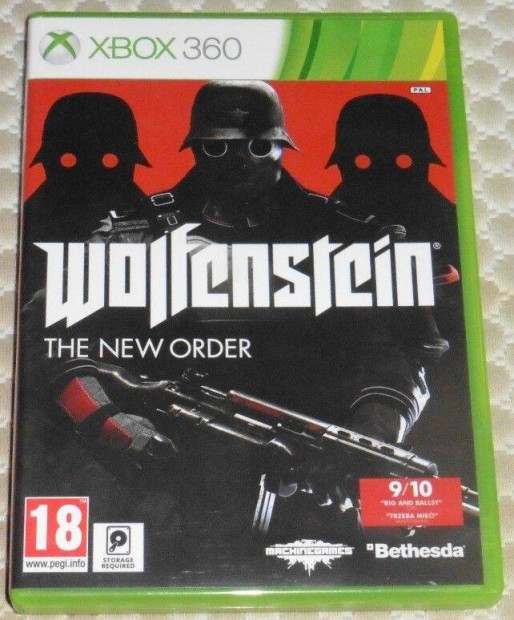 Wolfenstein - The New Order Gyári Xbox 360 Játék akár féláron