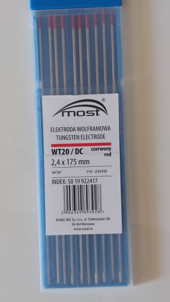 Wolfram elektrda 