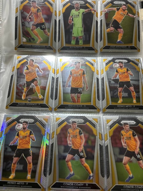 Wolverhampton Panini Prizm focis krtyk