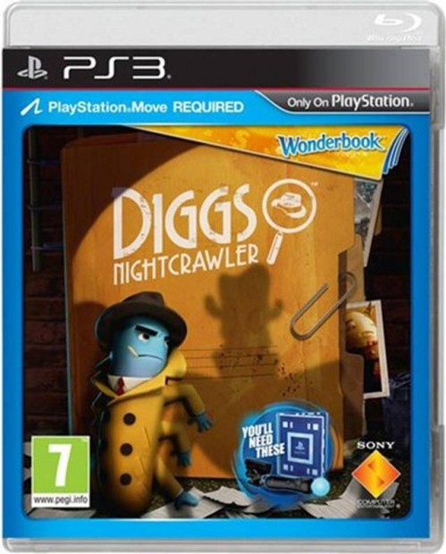 Wonderbook - Diggs Nightcrawler eredeti Playstation 3 játék