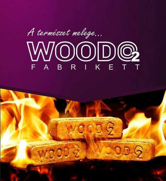 Woodo2 keményfa brikett eladó
