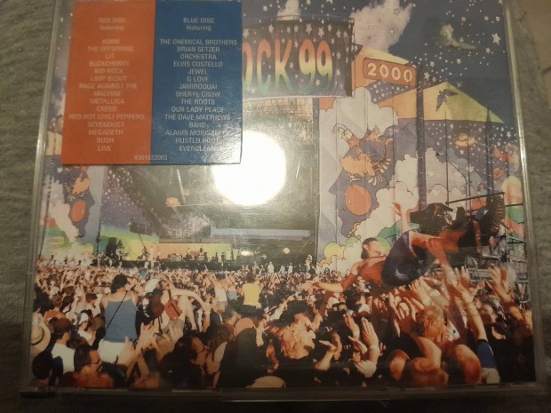 Woodstock99 dupla lemezes rock zenei CD