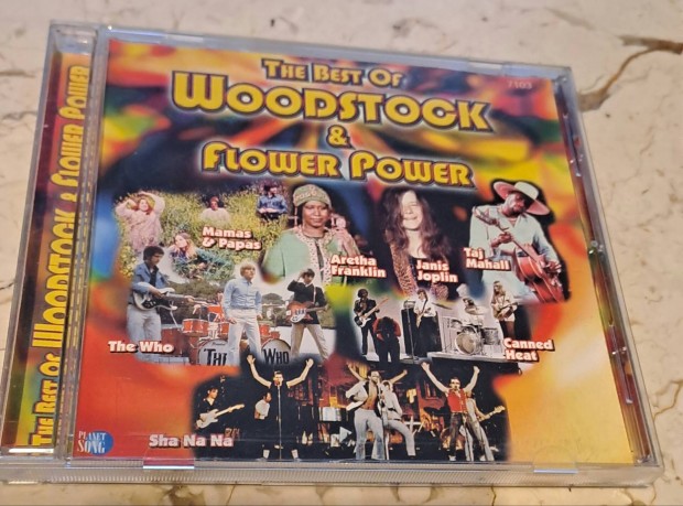 Woodstock Flower Power best of cd jszer llapotban.