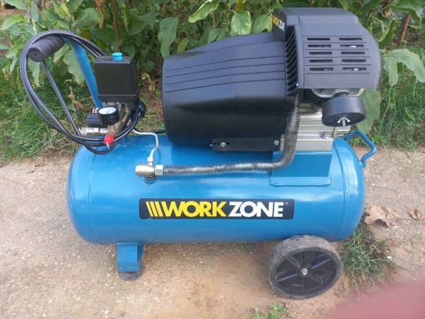 Workzone Kthengeres Olajkens 50l kompresszor 2200w 