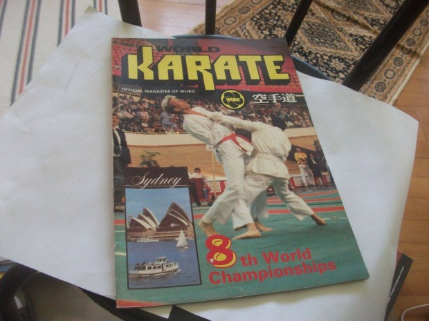 World Karate 1987/1 - angol nyelv magyar kiads magazin - ritka!