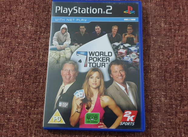 World Poker Tour Playstation 2 eredeti lemez ( 2500 Ft )