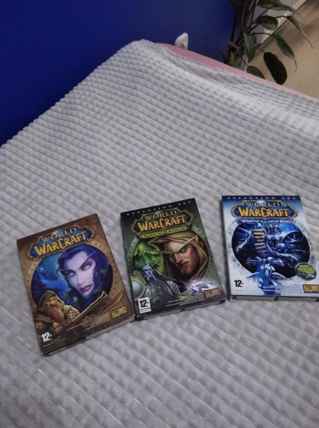 World of Warcraft eredeti PC + BC + WOTLK kiegészítő csomagok