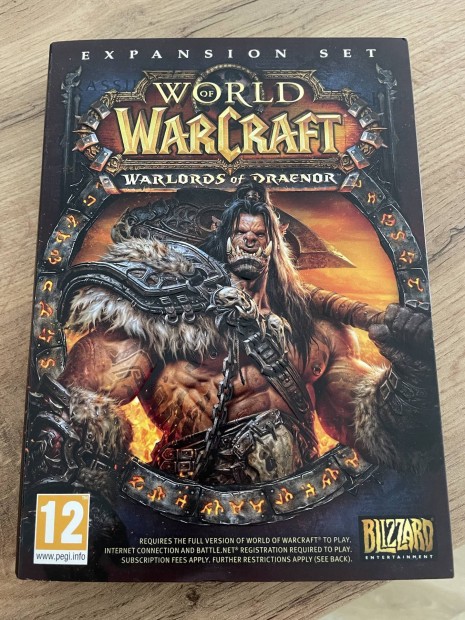 World of warcraft warlords expansion set új