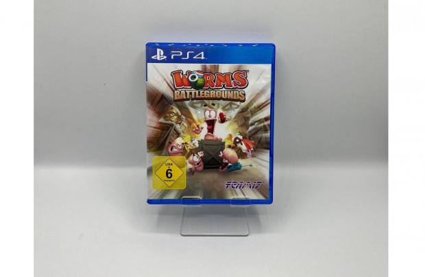 Worms Battlegrounds - PS4 jtk, hasznlt