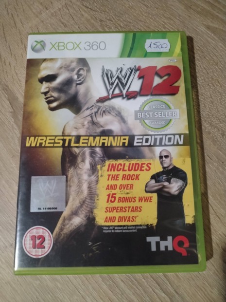 Wrestling 12 Xbox 360 jtk 