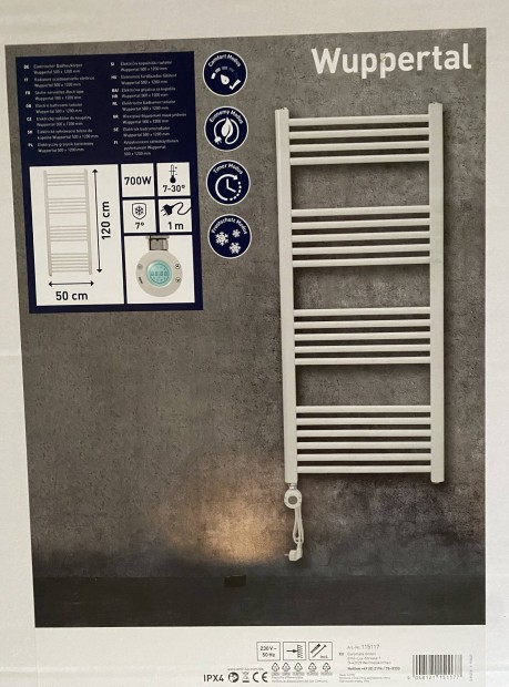 Wuppertal elektromos frdszobai raditor/trlkzszrt