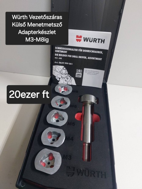 Wrth Vezetszras Kls Menetvg Adapterkszlet 