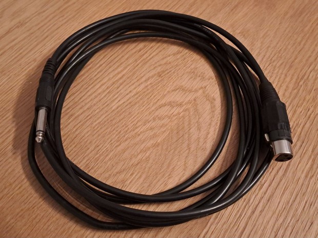 XLR - Mono Jack mikrofonkbel 4m, mikrofon kbel