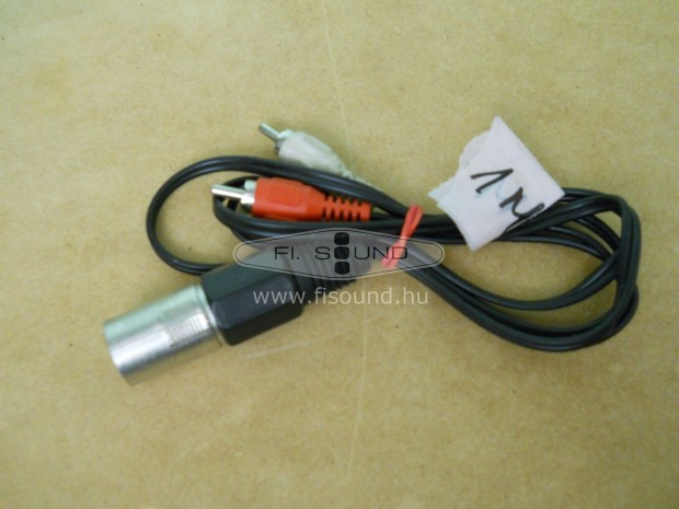 XLR - RCA (2.) rnykolt sztereo tjtsz kbel 1m-es