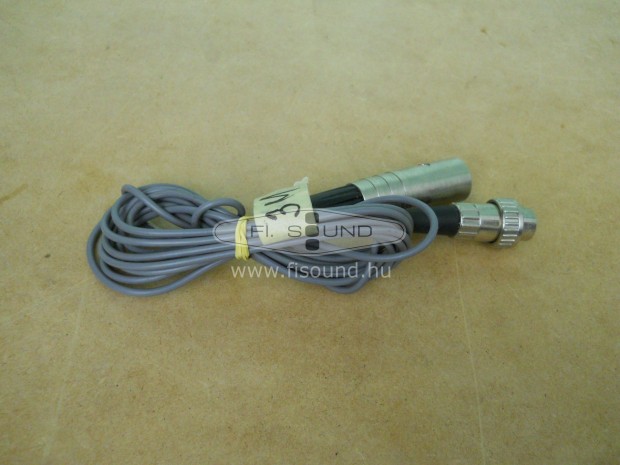 XLR - XLR bajonettes sztereo mikrofon kbel 3m-es