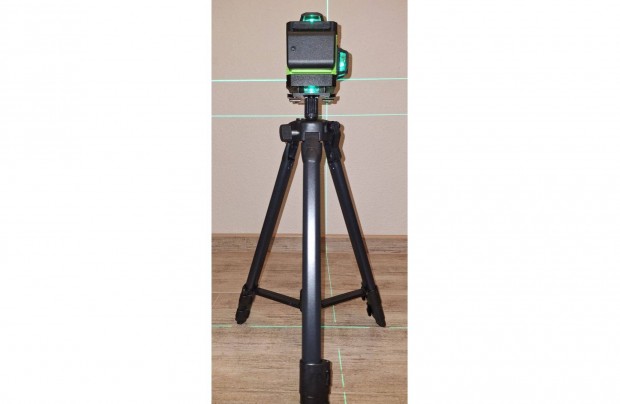 XL.2 aksi+tripod 4D-16 vonal 360° zöldfényű szintezőlézer-Utánvétes ár