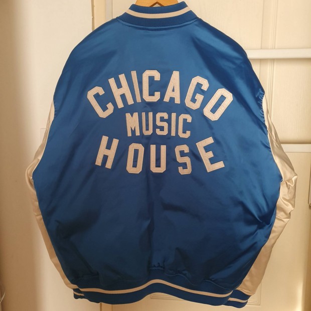 XL Chicago Music House szatn varsity baseball bomber dzseki kabt