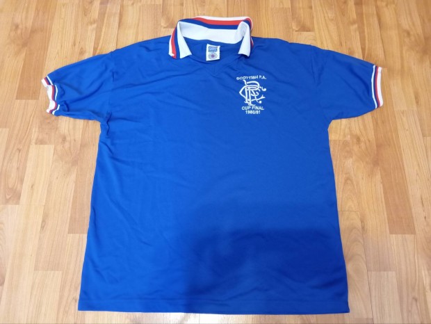 XL-es retro Glasgow Rangers focis pl