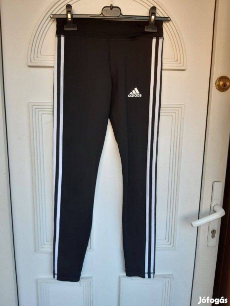 XS-es Adidas fekete ni leggings nadrg